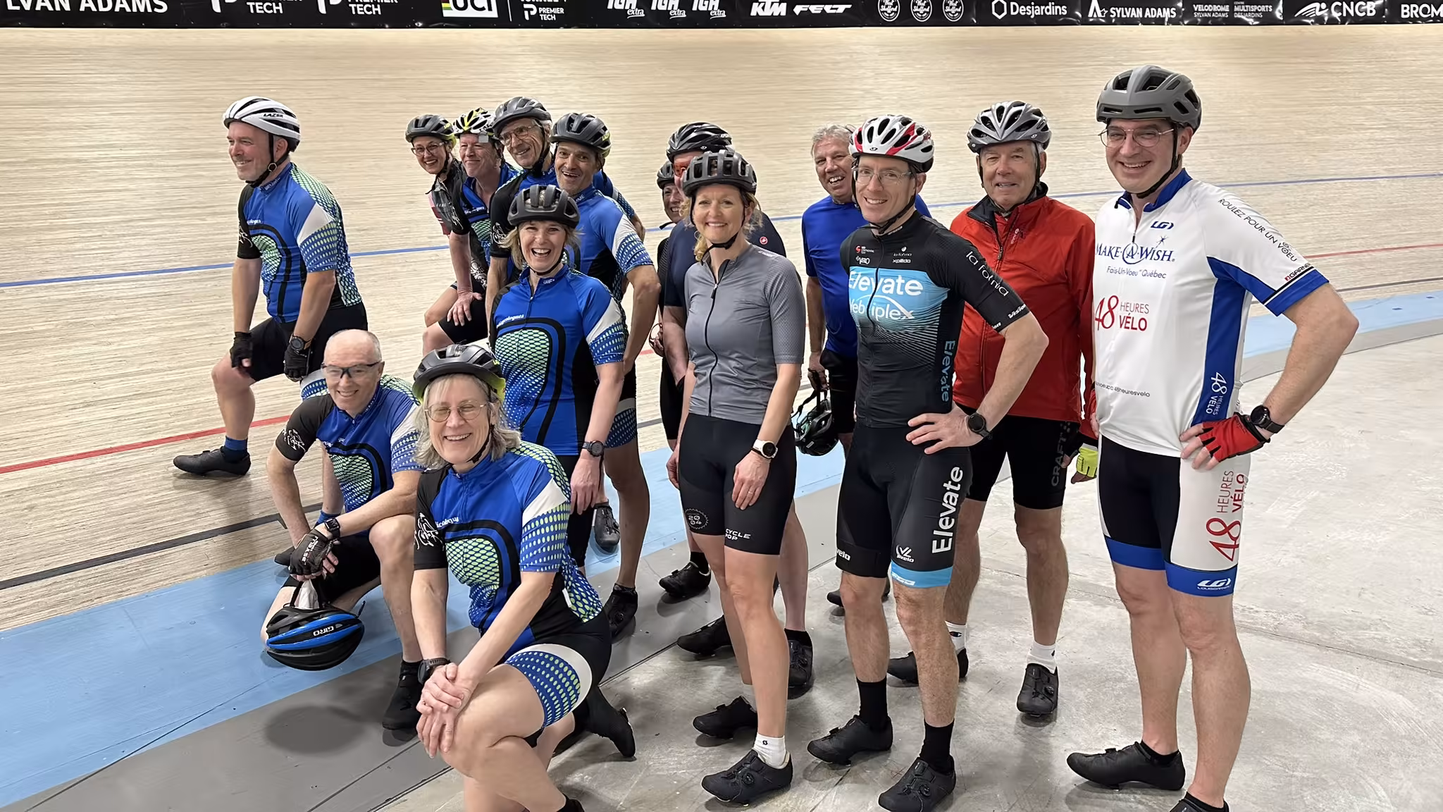 Au vélodrome de Bromont